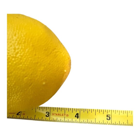 Artificial Yellow Lemons Realistic Fake Fruit Decoration Set Of 4 - Picture 2 of 4
